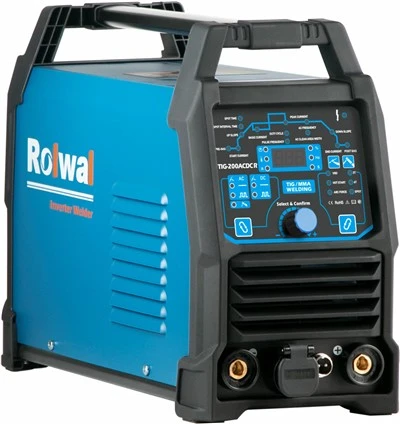 LCD Skrin Synergic TIG AC DC Double Pulse Spot Welding Aluminium Machine